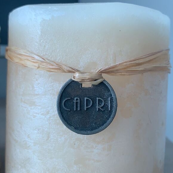 2 New Capri Straw Charm🕯Vanilla scented Candles - Picture 2 of 6